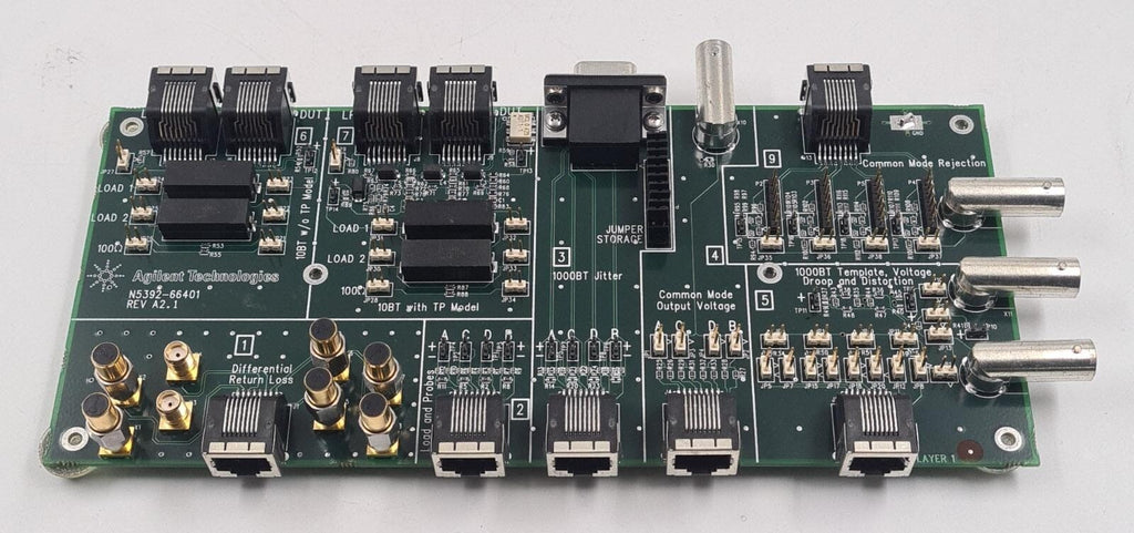 Agilent Technologies N5392-66401 REV A2.1 PCB Control Board Test Fixture Card