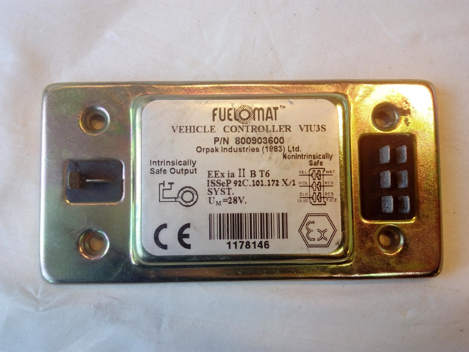 Fuelomat Vehicle Controller Viu3s Orpak Fuel Identification Unit 800903600