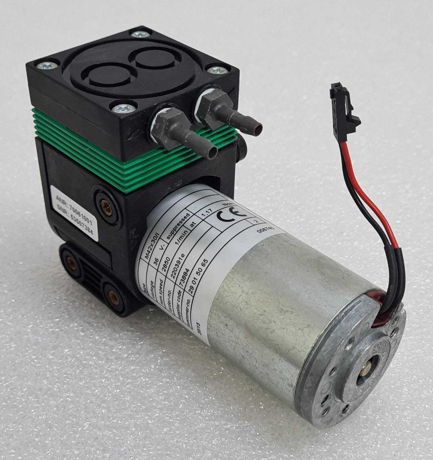 THOMAS ASF M42x30/I ANR: 70061001 36V Diaphragm Vacuum Pump 29015065 73884