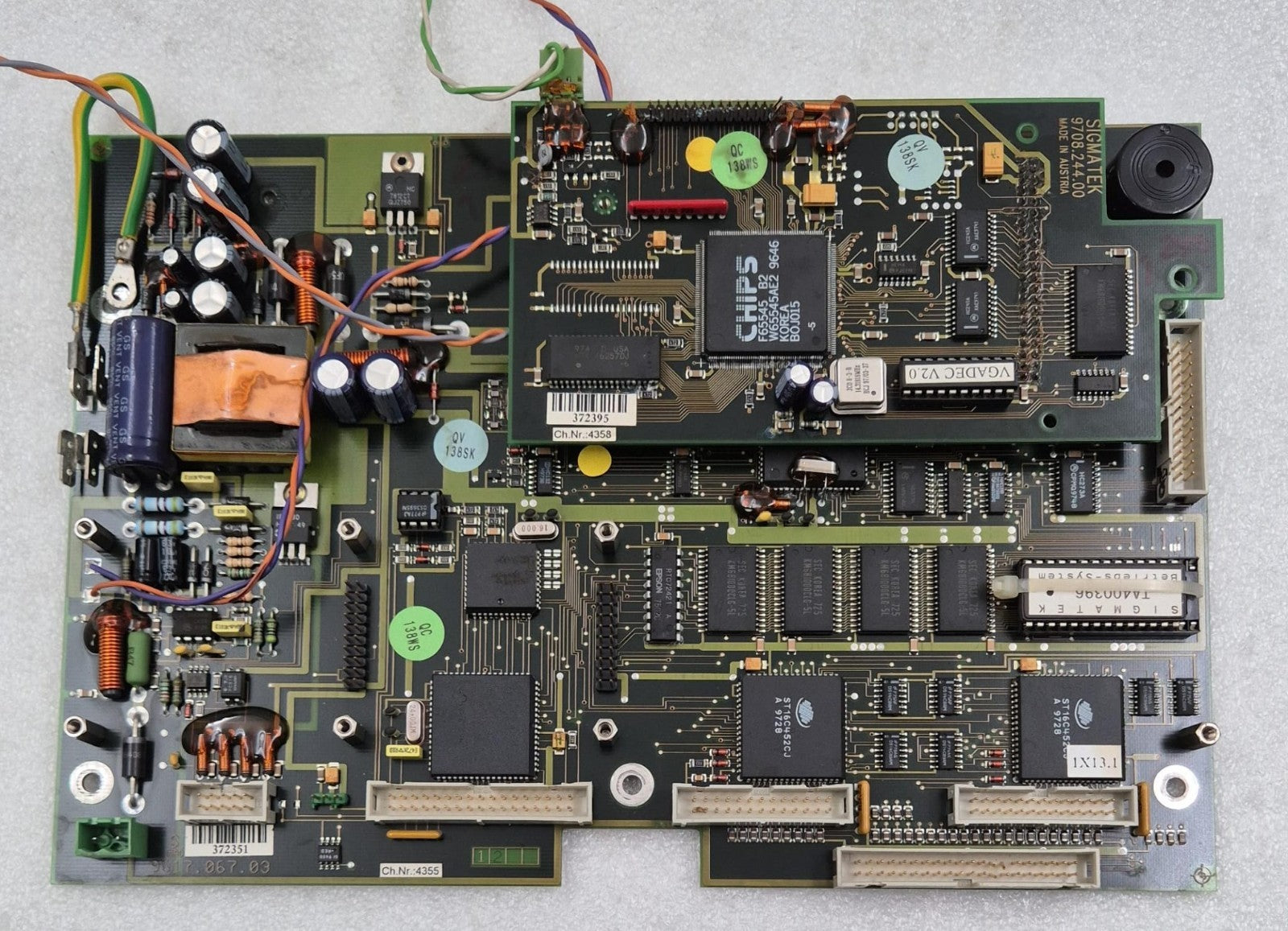 SIGMATEK Demag NC4 Motherboard 9617.067.03 & PCB 9708.244.00 **AS-IS**