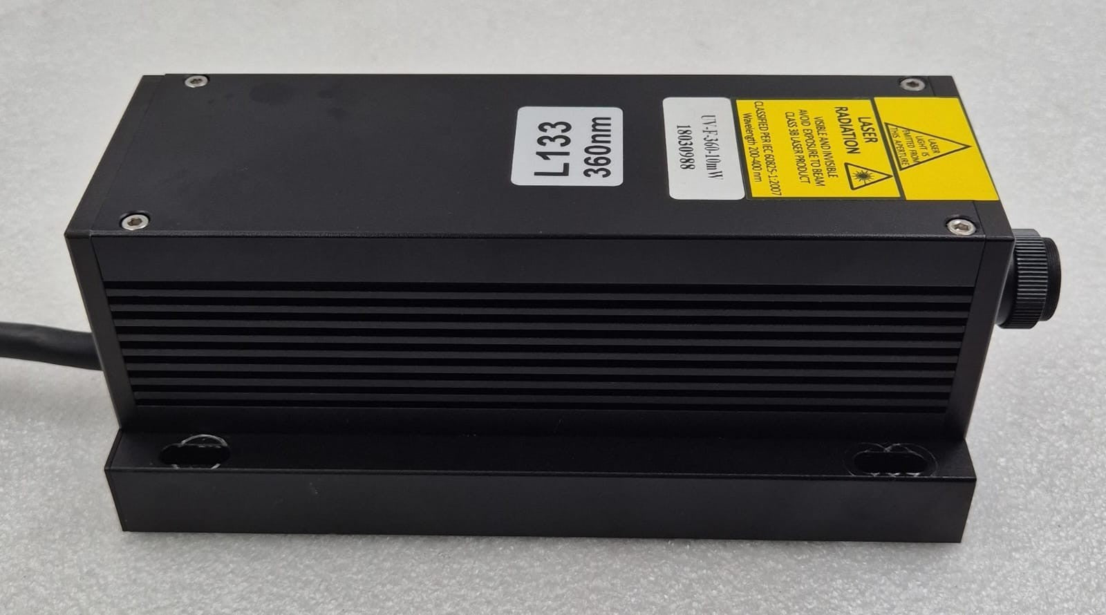 UV-F-360-10mW 18030988 360nm Laser Beam Light L133