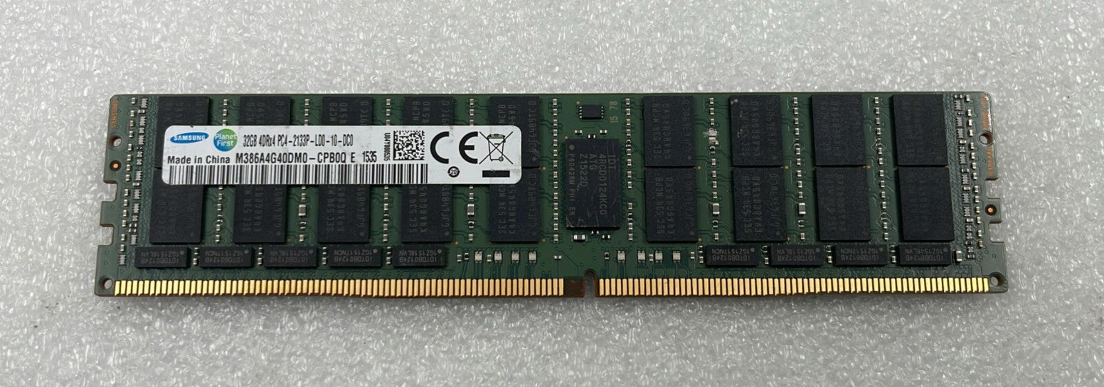 [LOT 4] SAMSUNG 32GB 4DRx4 PC4-2133P M386A4G40DM0-CPB0Q DDR4 Server Memory RAM