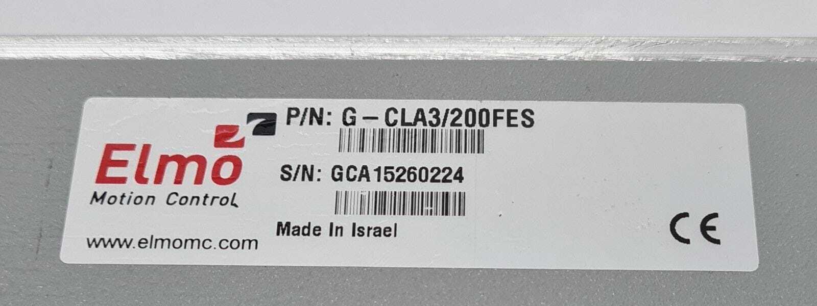 Elmo Motion Control G- CLA3/200FES Servo Drive