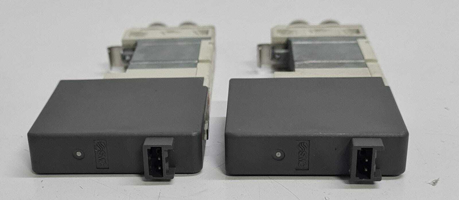 [LOT OF 2] SMC SQ1141R-5LO1-C6-Q PORT PNEUMATIC SOLENOID VALVE