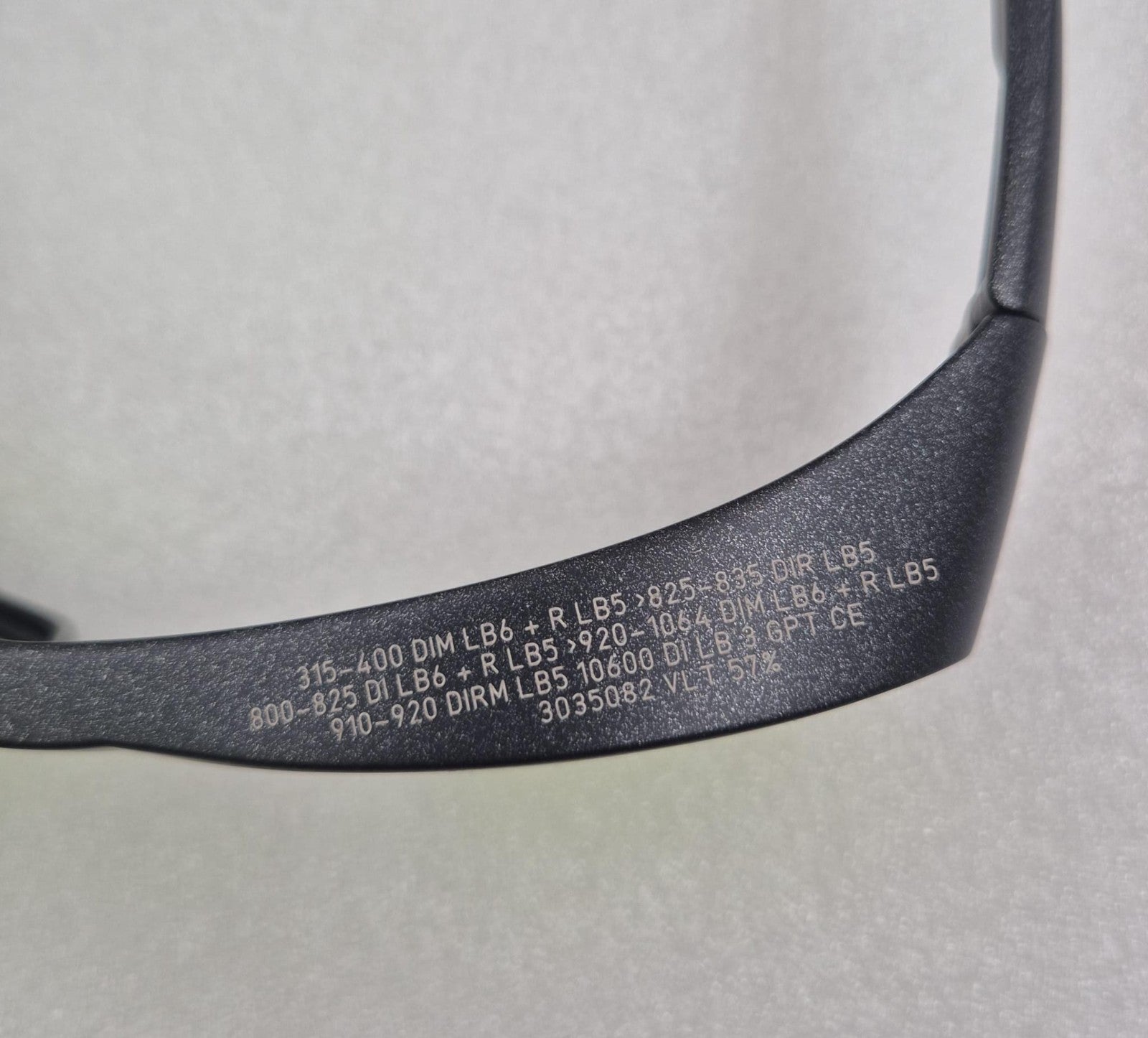 Honeywell 31-21162 eyewear side arm detail