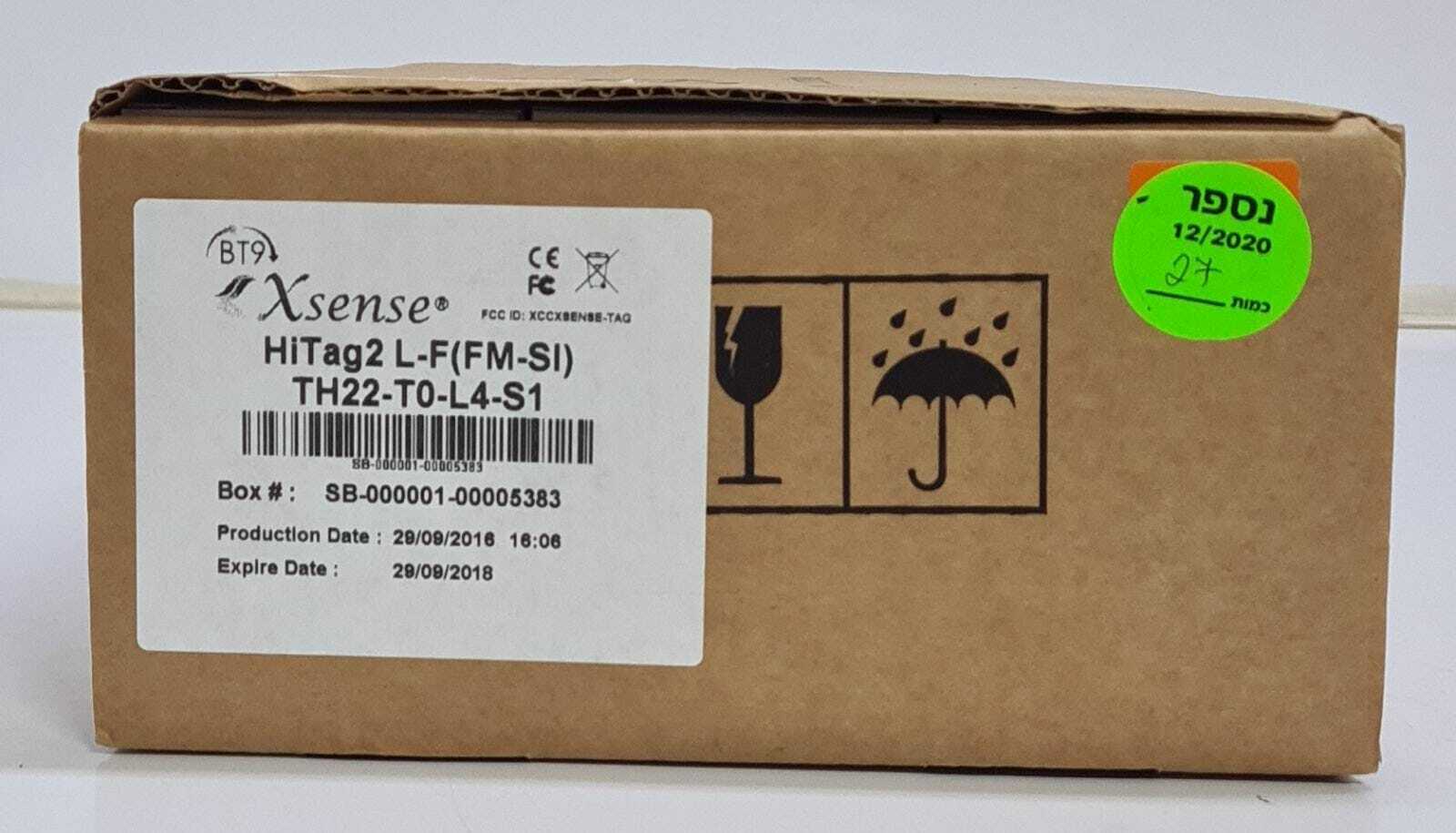 [LOT 27] NEW- Xsense BT9 HiTag2 L-F FM-SI TH22-T0-L4-S1 Temperature and Humidity