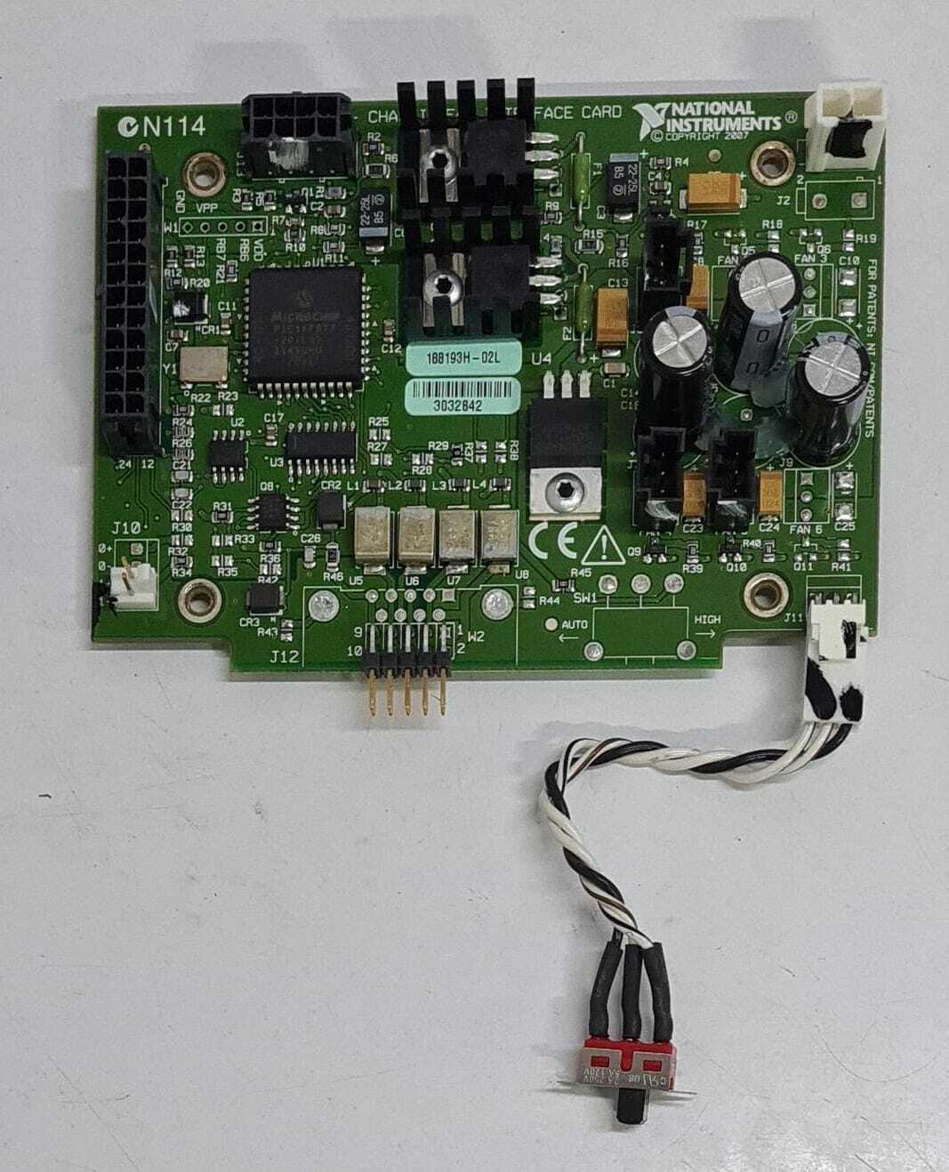 National Instruments NI PXI Chassis Fan Interface Card 188193H-02L for PXI-1045