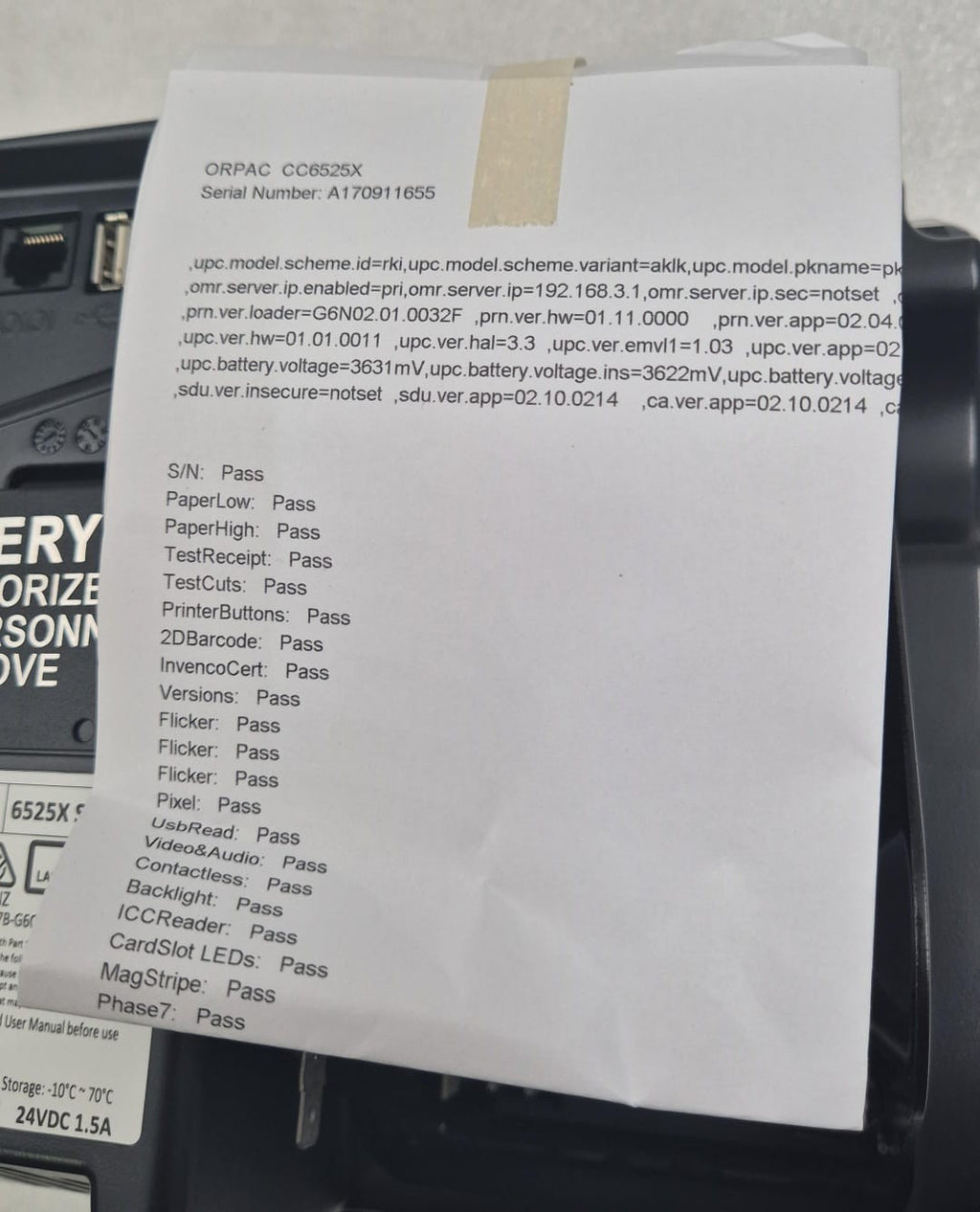 Invenco G6 OPT Self-Service NCR Outdoor Payment Terminal 6525X **NEW SEALED**