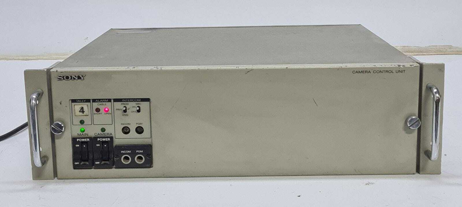 Sony CCU-370P Camera Control Unit W/ DM AT VA Control Boards