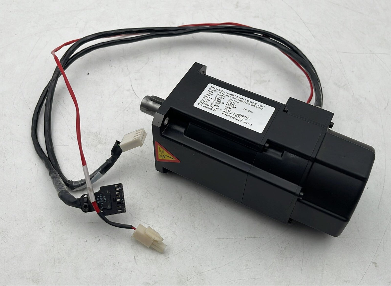 Kollmorgen AKM31H-ASSS2-02 Servo Motor 6000RPM 0.61kW 4522-129-19162