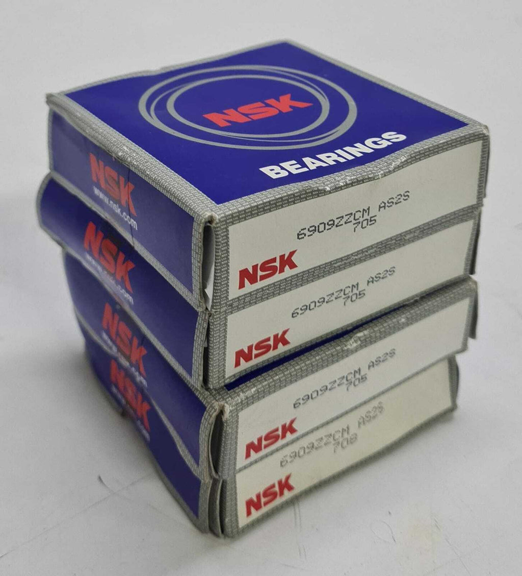 [LOT OF 3] NSK Bearings 9609ZZCM AS2S Metal Shields Deep Groove - NEW Sealed