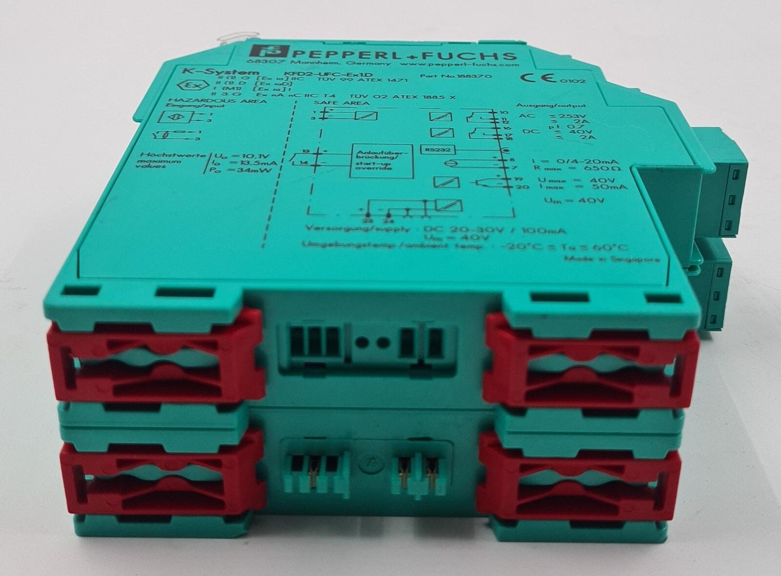 PEPPERL+FUCHS K-System KFD2-UFC-Ex1.D 188370 Frequency Converter