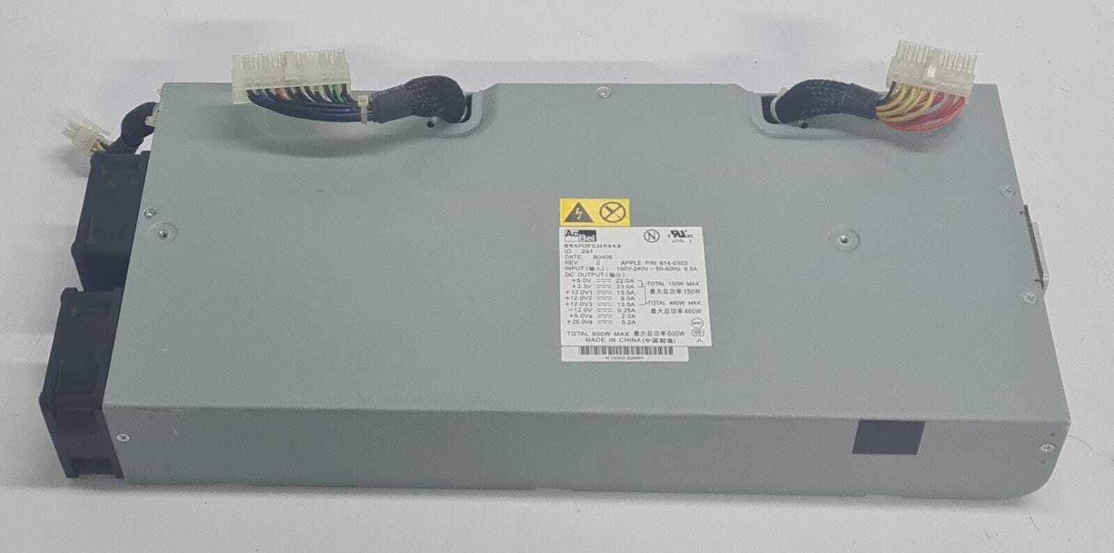 AC BEL AP12FS34 600W Power Supply 614-0303 for Apple