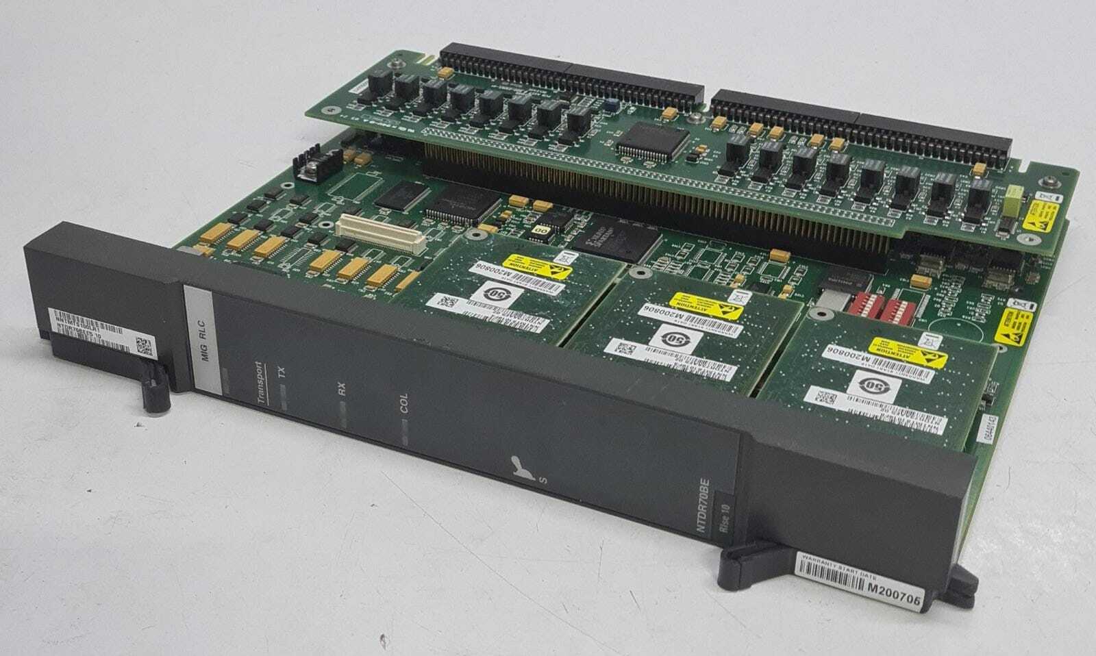 NORTEL 900-51060-01 MIG RLC Reach Line Card NTDR70BE + 3* NTDR73AAE5 + 900-01065