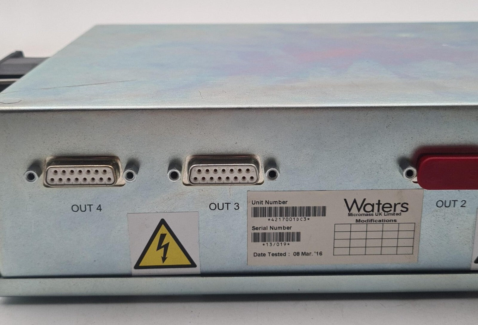 Waters Alliance Micromass Analyser TWIG Unit MA4162 HV Source for Q-Tof Premier