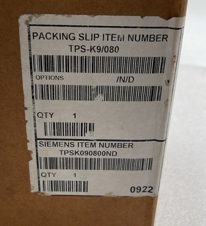 SIEMENS TPS 9 Transient Voltage Surge Protection TPS-K9/080 380/220V