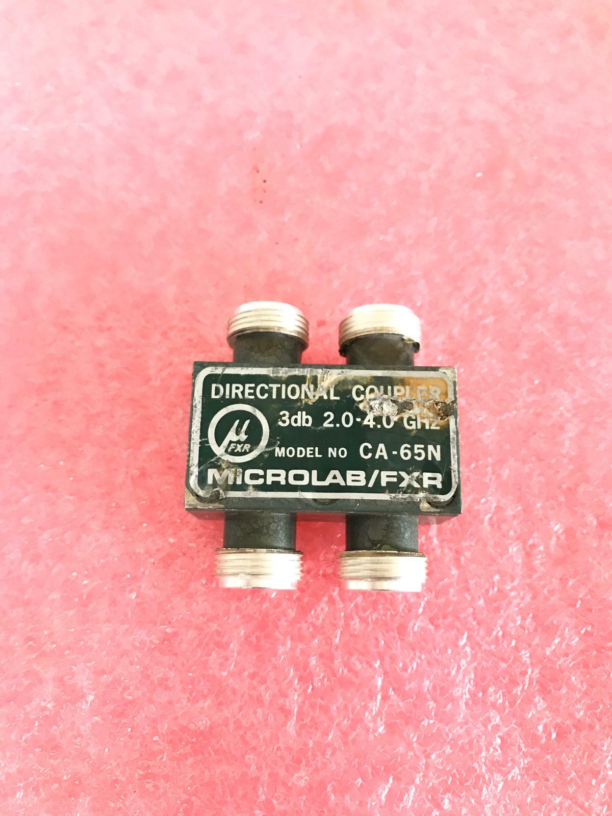 Microlab/FXR CA-65N Directional Coupler, 2.0-4.0 GHz, 3 db, Type N Con
