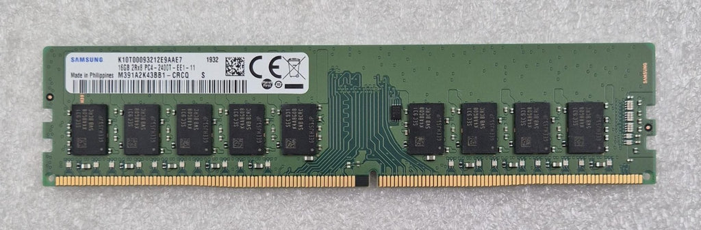 [LOT 4 PCS] SAMSUNG 16GB 2Rx8 PC4-2400T DDR4 M391A2K43BB1-CRCQ Server Memory RAM