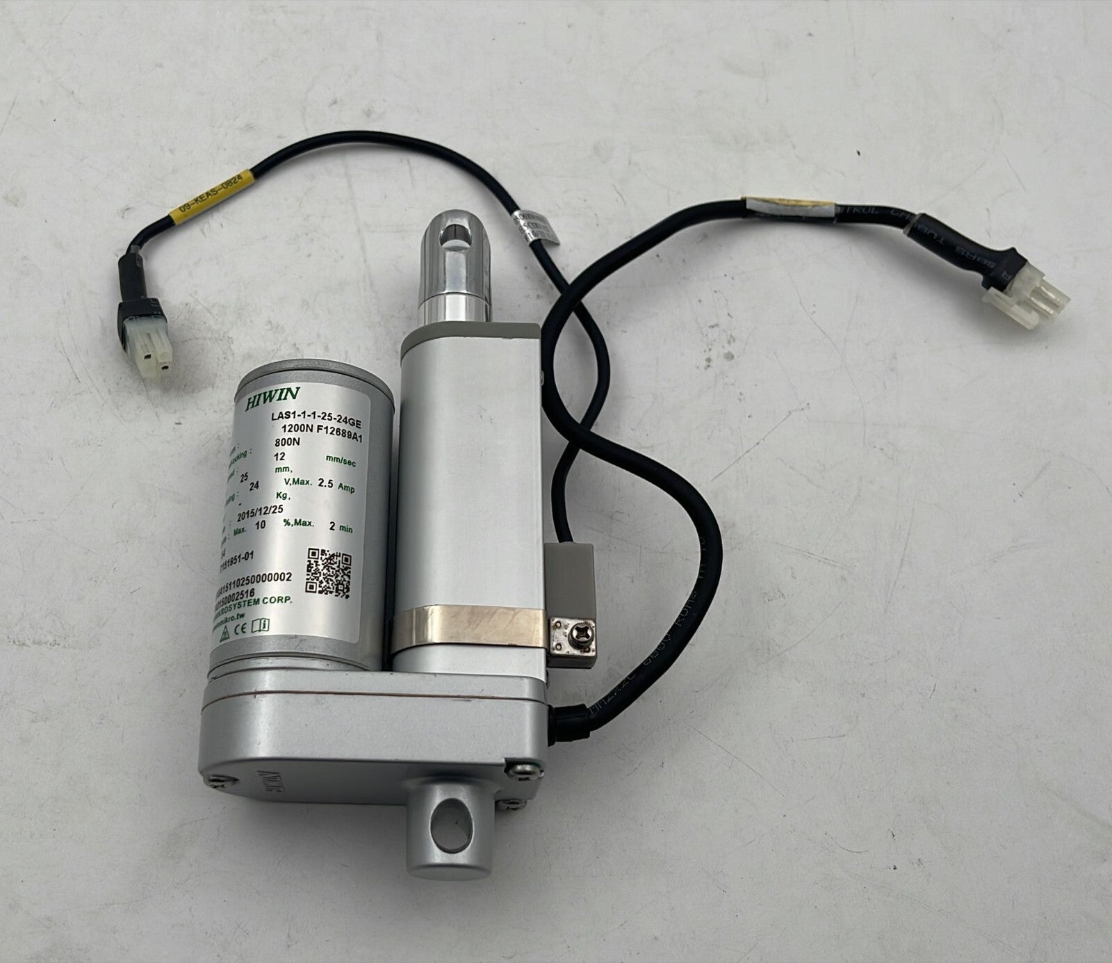 HIWIN Mikrosystem LAS1-1-1-25-24GE Linear Actuator