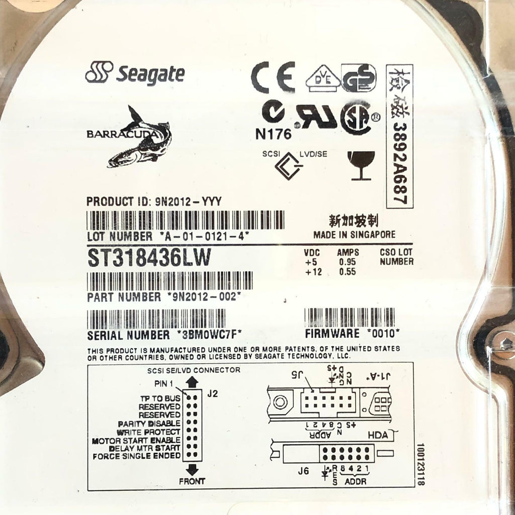 Seagate Barracuda 18XL 18.37GB Internal 7200RPM 3.5