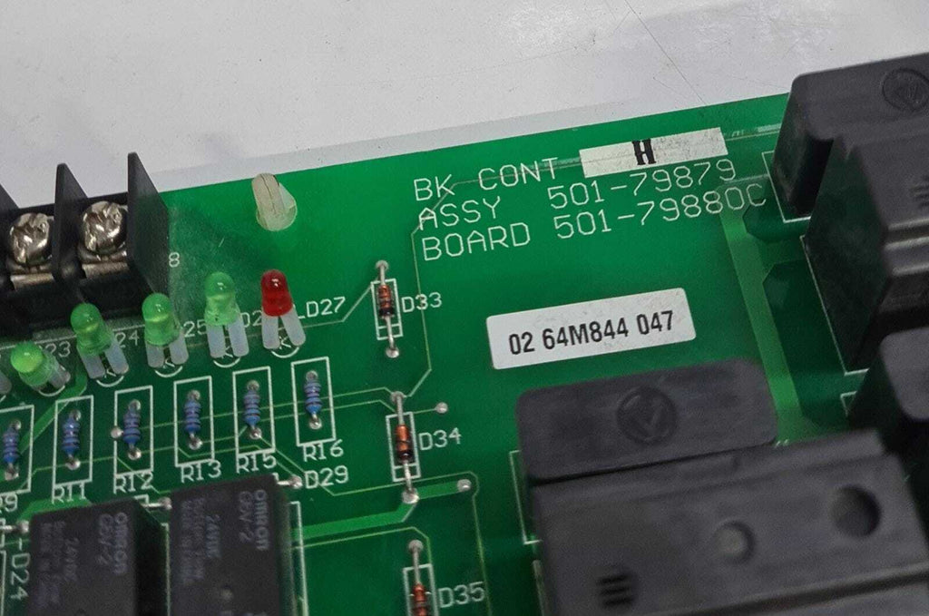 SHIMADZU BK CONT ASSY 501-79879 Board 501-79880A