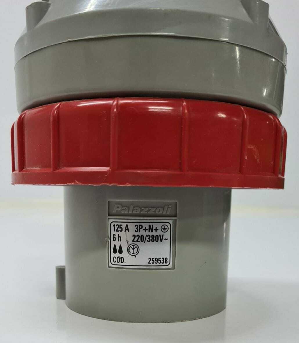 Palazzoli Plug Connector 259538 125A 3P+N+ 6h 5 Pin Trailing