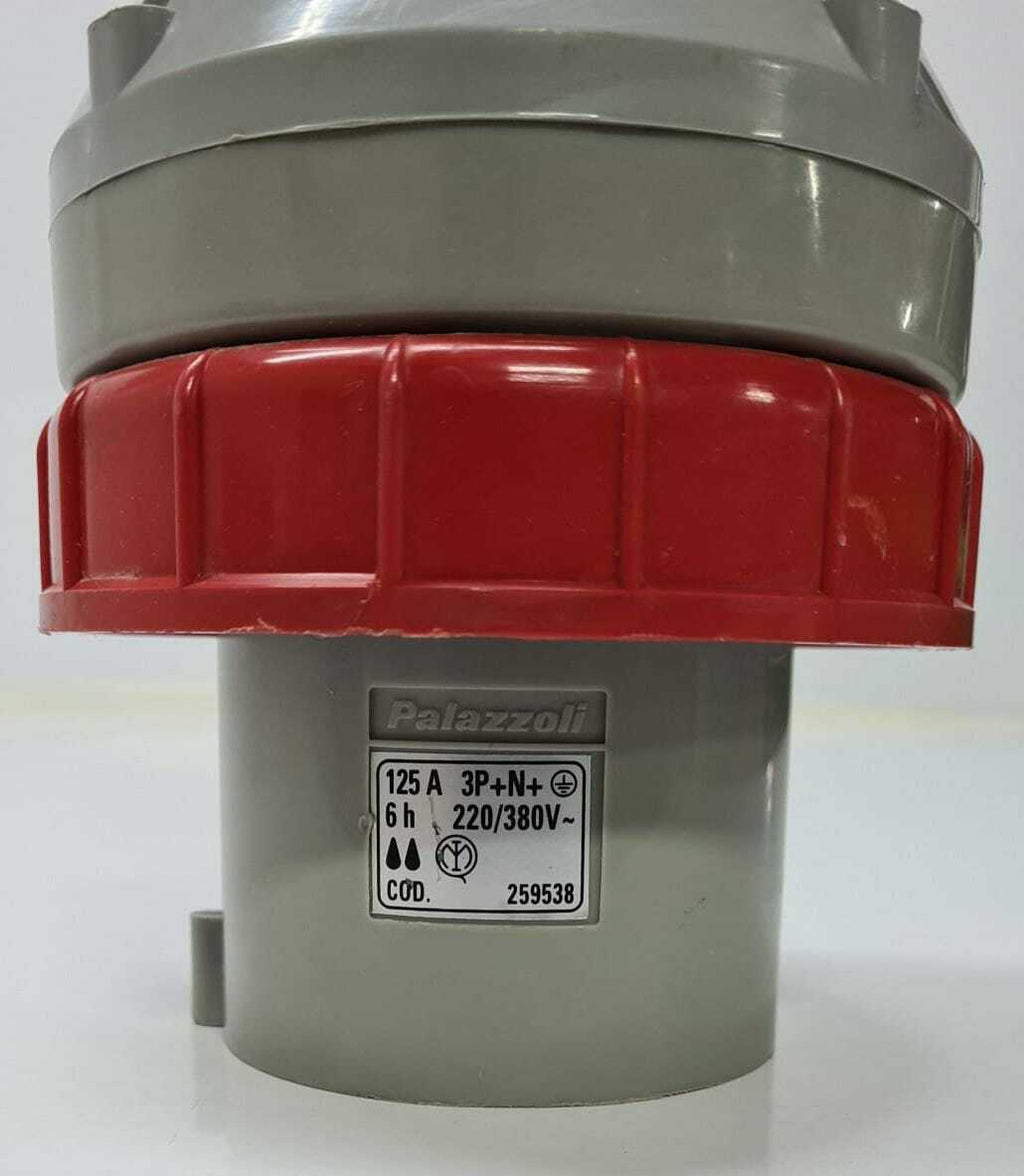 Palazzoli Plug Connector 259538 125A 3P+N+ 6h 5 Pin Trailing