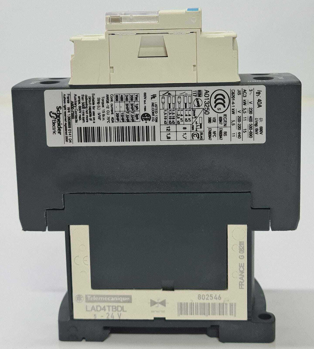 Telemecanique LC1DT40BD Contactor 4P AC