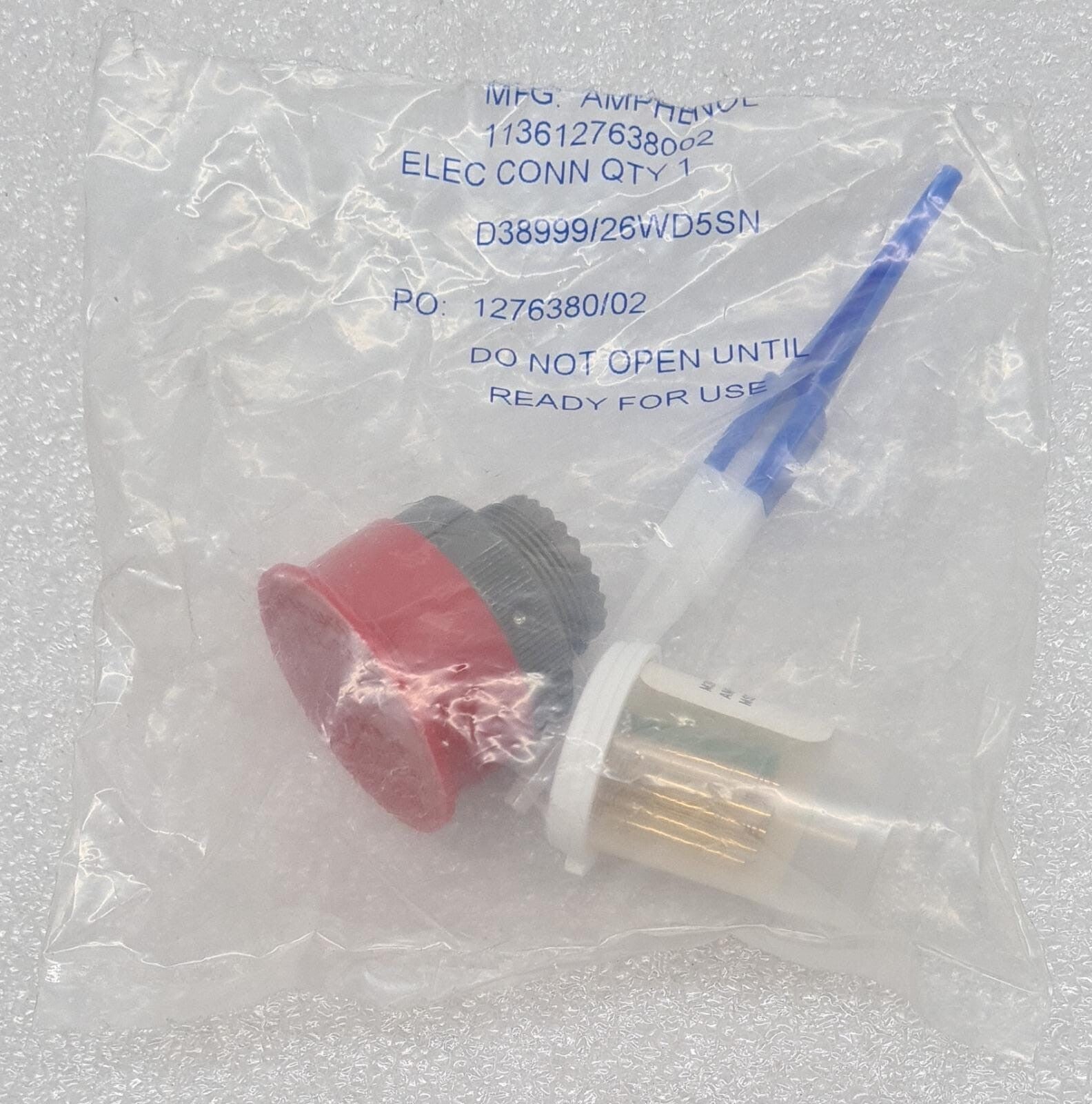 NEW SEALED - Amphenol D38999/26WD5SN Circular MIL Spec Connector
