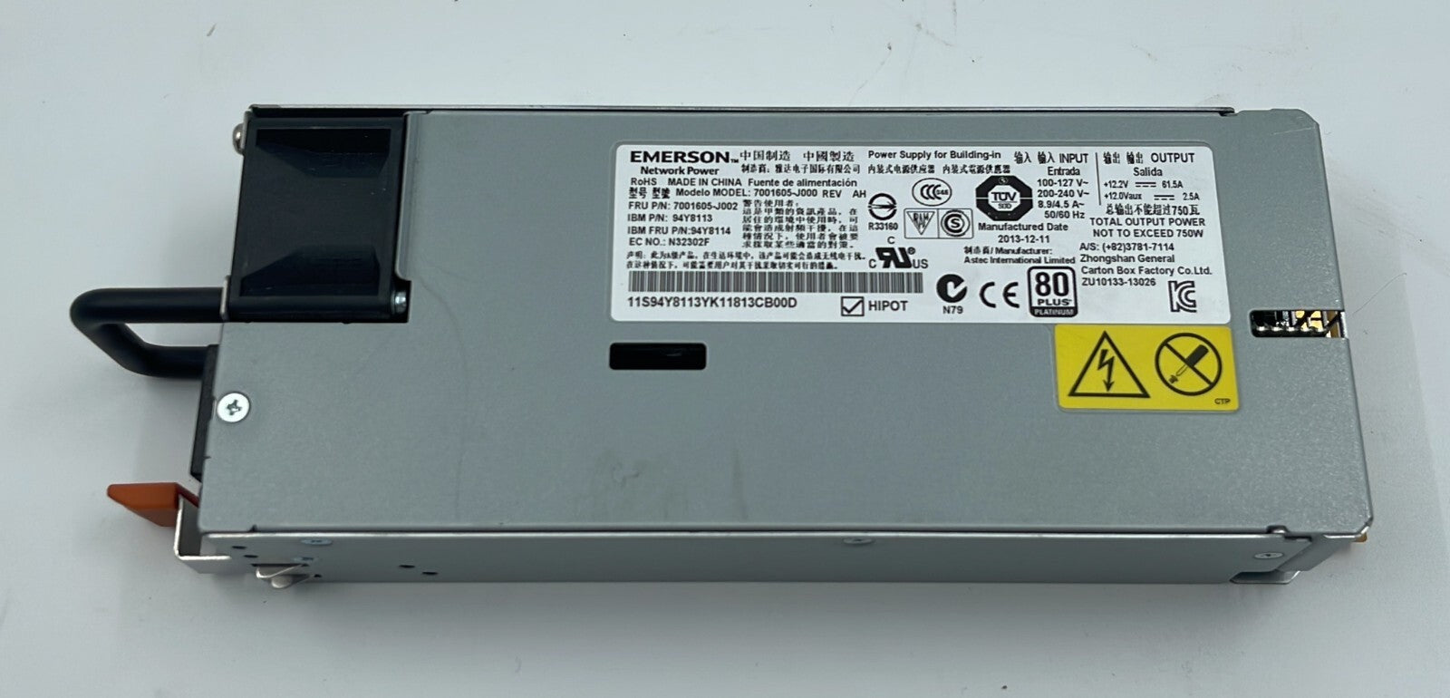 [LOT OF 20] Emerson 7001605-J000 94Y8113 Switching Power Supply