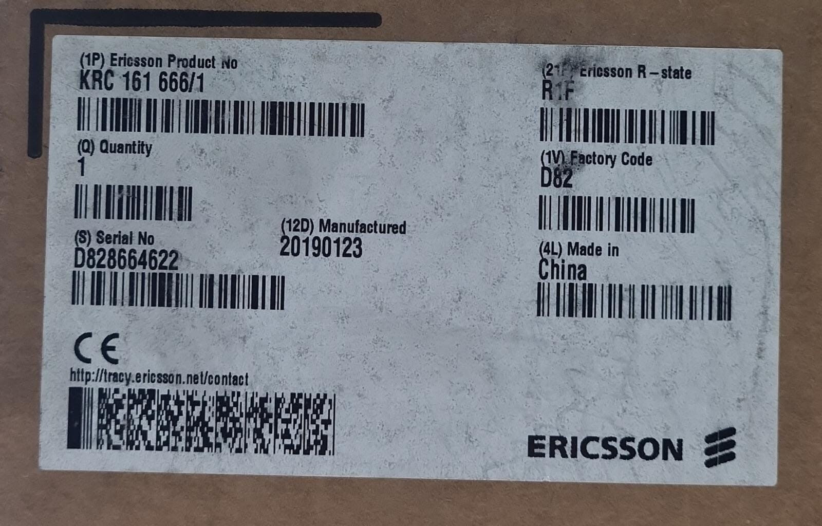 NEW - Ericsson Radio 8823 B42 KRC 161 666/1 Remote Head Unit RRUS R1F