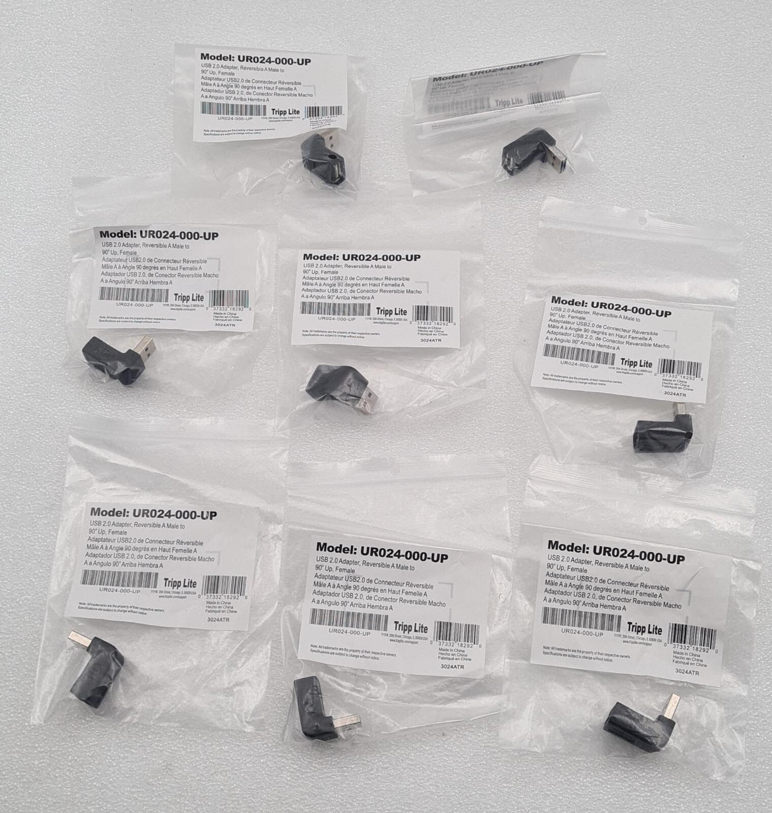 [LOT 8] NEW - Tripp Lite UR024-000-UP Universal Reversible USB 2.0 Adapter