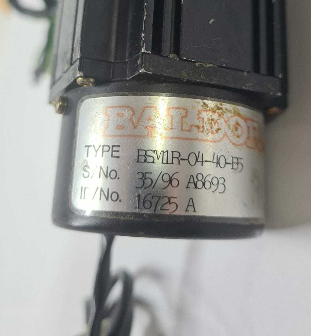 Baldor Servo Motor Encoder BSM1R- 04- 40- B5 ID 16725 A