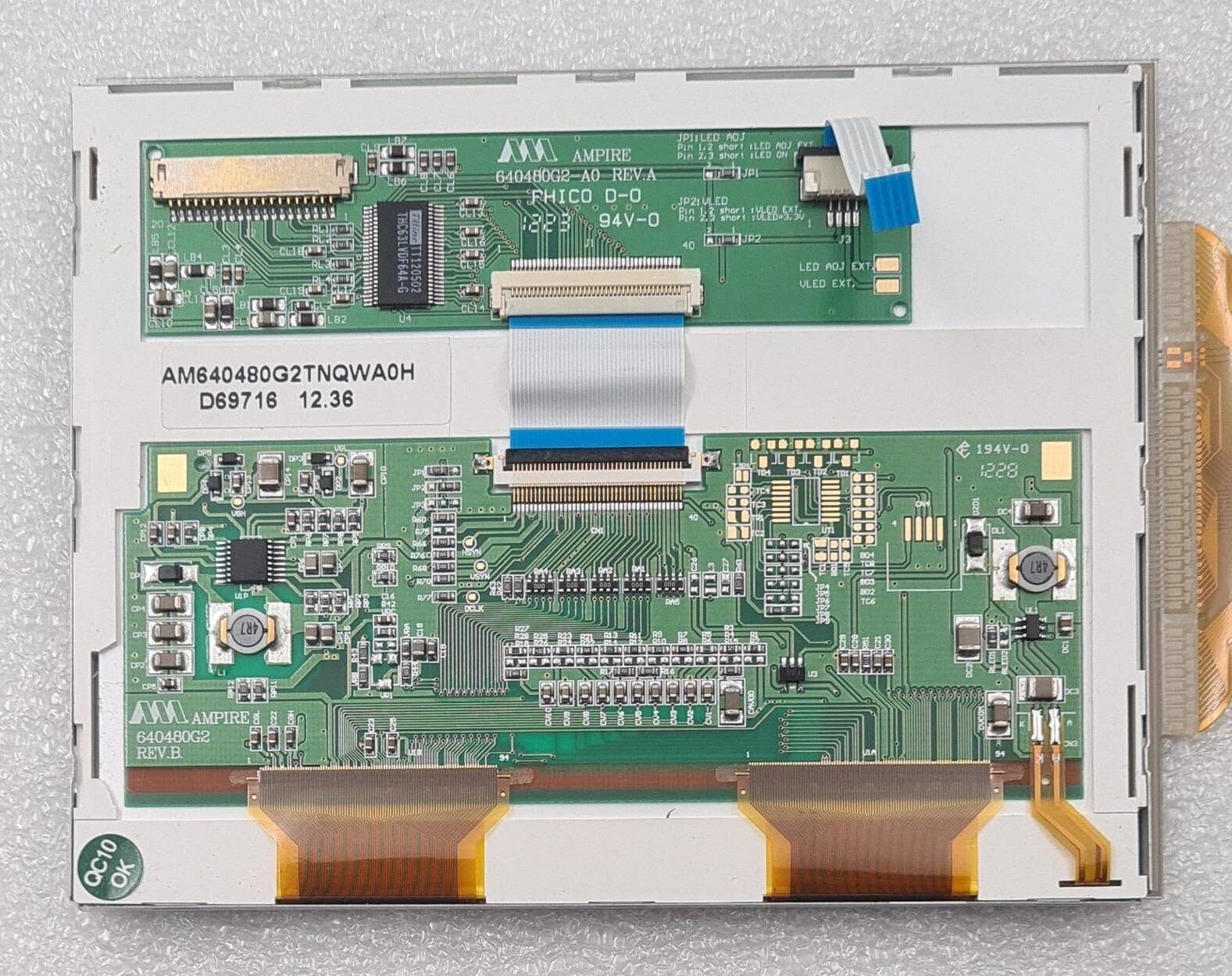 AMPIRE 5.7" LCD Display Screen Panel AM640480G2TNQWA0H 640480G2 REV.B TFT