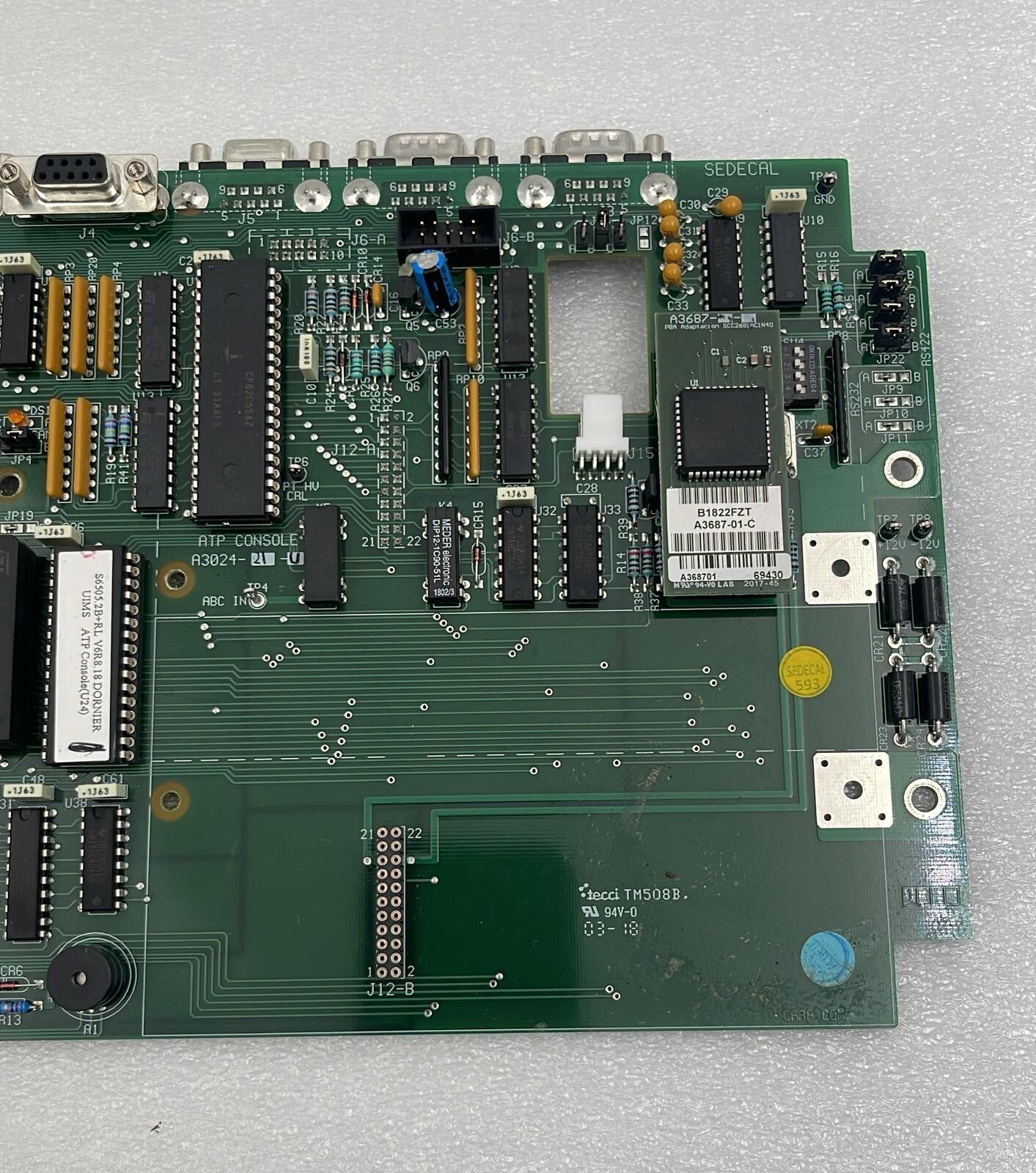 ATP Console Board A3024-21 Control Board PCB 3024-24 **AS IS