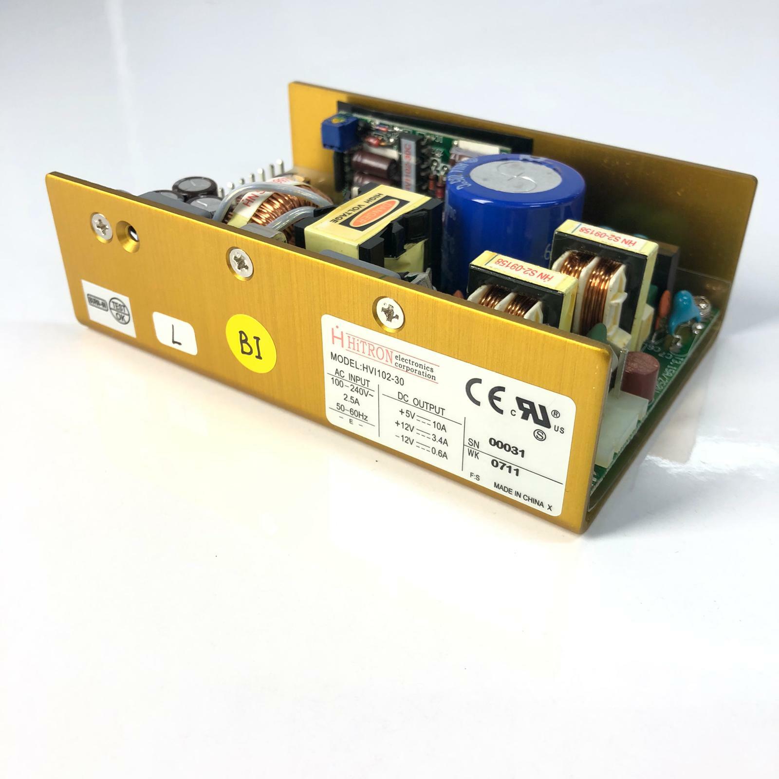 HITRON HVI102-30 Universal Input AC-DC Open Frame Switching Power Supply