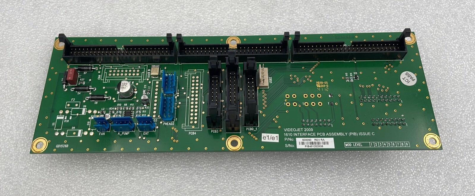 Videojet 1610 Interface PCB Assembly (PIB) Issue C 500050