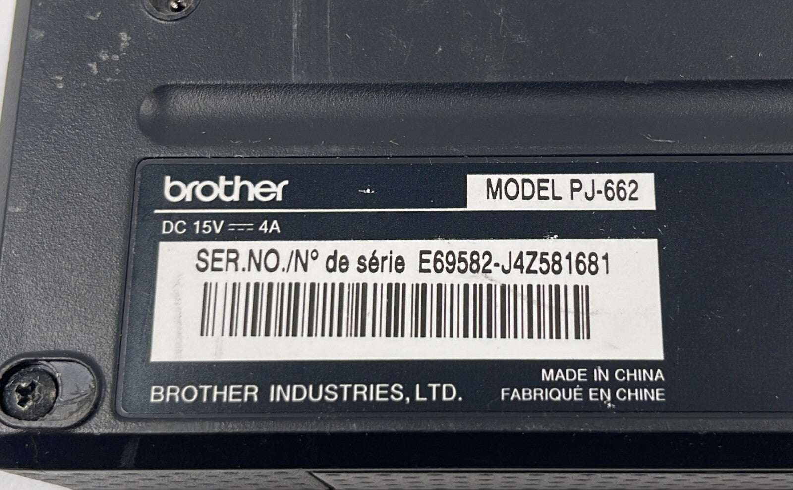 [LOT 3] Brother PJ-662 Mobile Portable Thermal Printer Bluetooth **AS IS