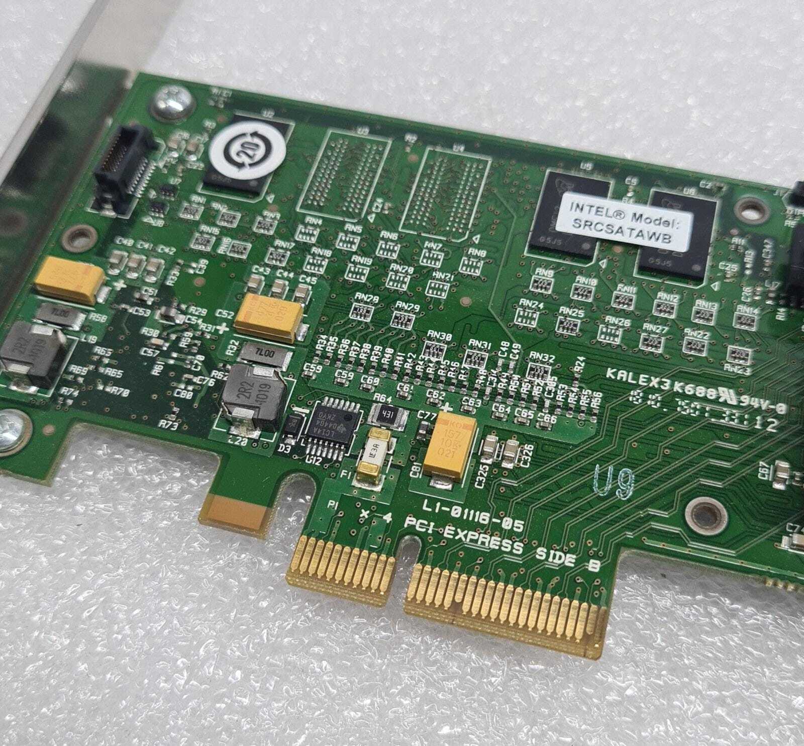 LSI L1-01116-05 500605B 8Port PCI Express SAS RAID Controller Card W/ D33289-003