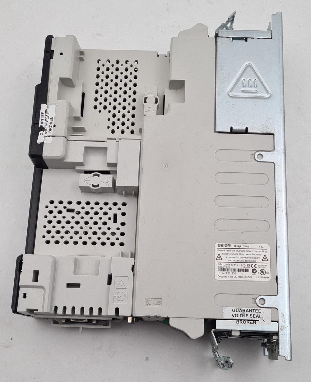 NIDEC Control Techniques Emerson Digitax ST DST1405 3098-0070 24Apk 250ms *AS IS