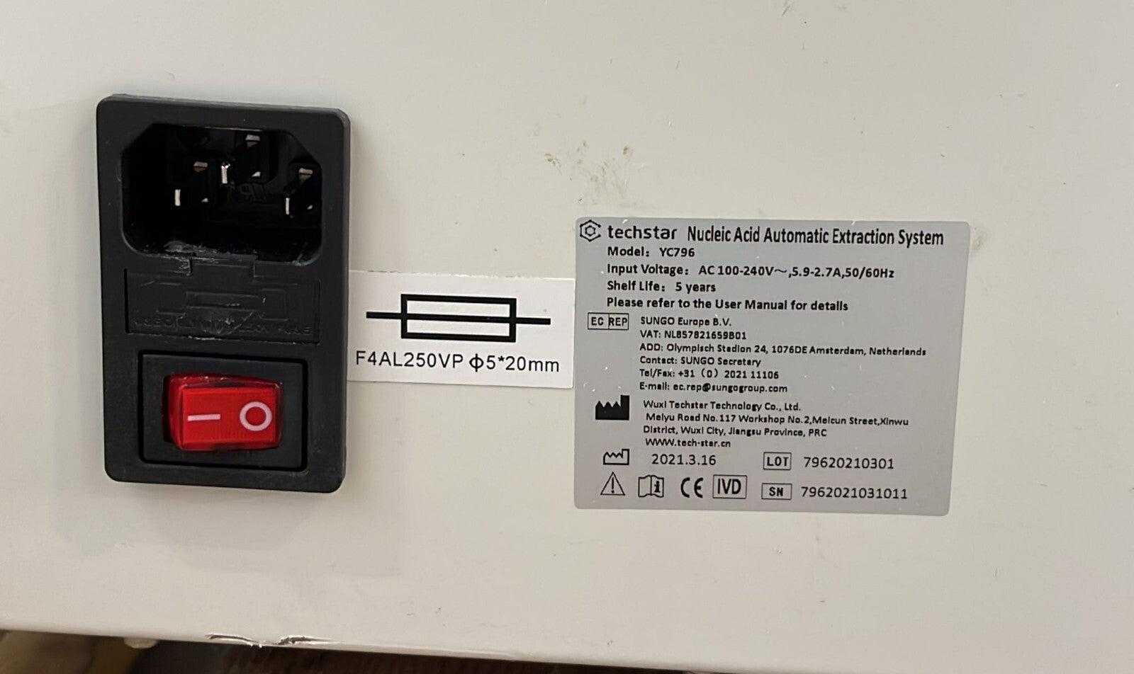 NEW - TechStar YC796 Nucleic Acid Automatic Extraction System