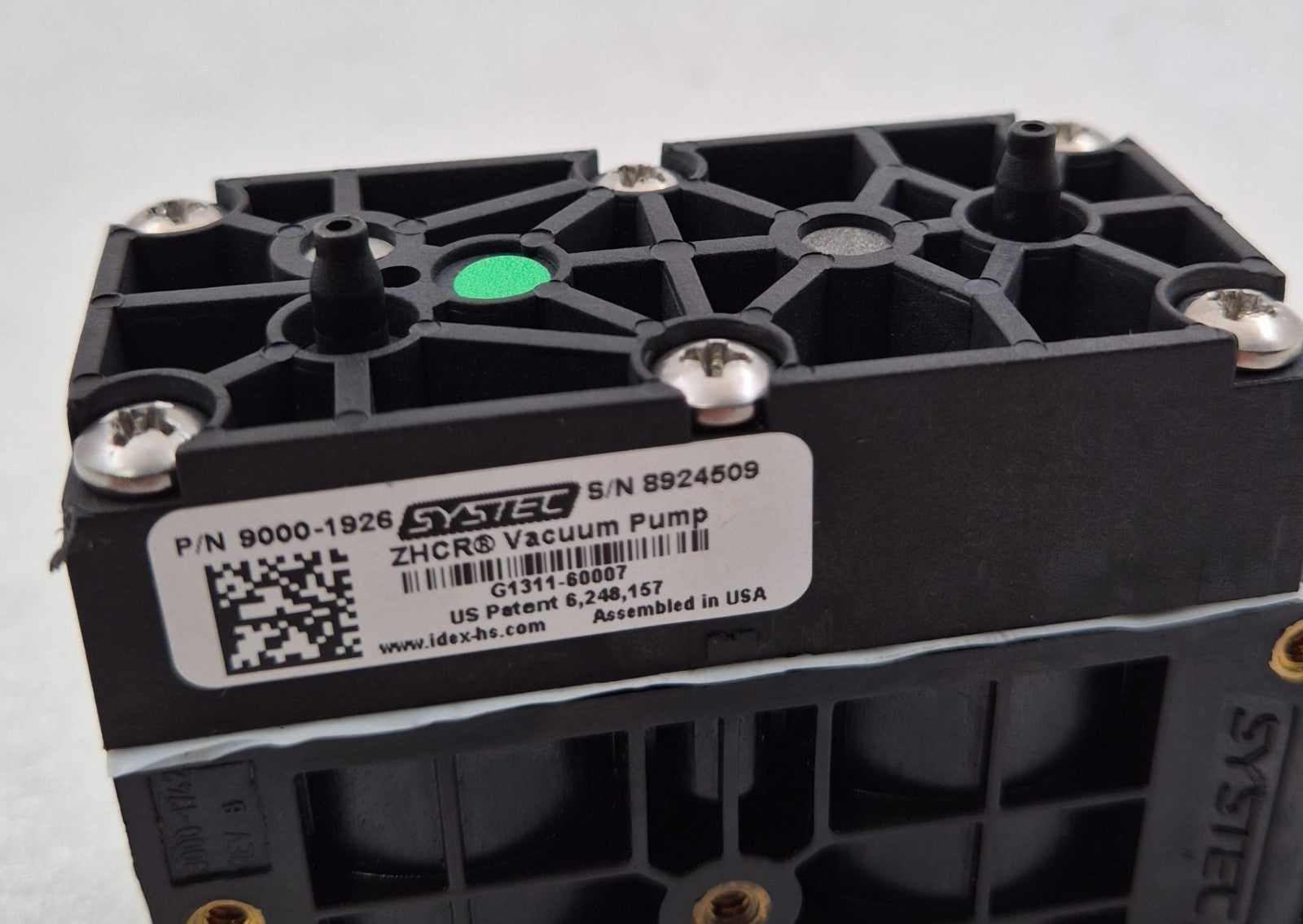 SYSTEC 9000-1926 ZHCR G1311-60007 Vacuum Pump w/ Minebea 5412-0008 Stepper Motor
