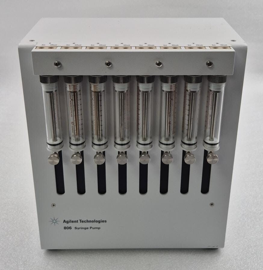 Agilent Technologies 806 Syringe Pump 15-5110 230V 8-Channel 10ml Syringes