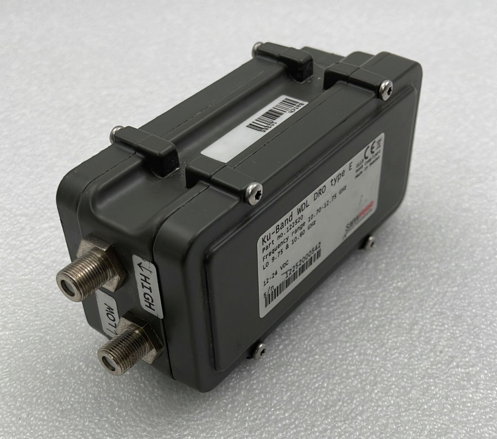 SMW Microwave Ku-band DRO oscillator module 122520 RF signal generator