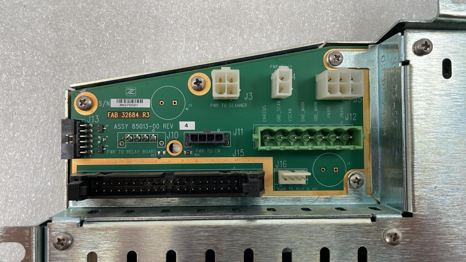 ZONARE Z.ONE SMART CART Ultrasound 85013-00 Rev 4 Main Assembly ASSY