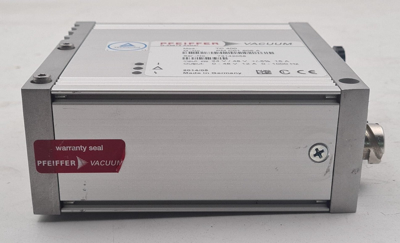 PFEIFFER VACUUM TC400 PM C01 805 A Turbo Pump Controller