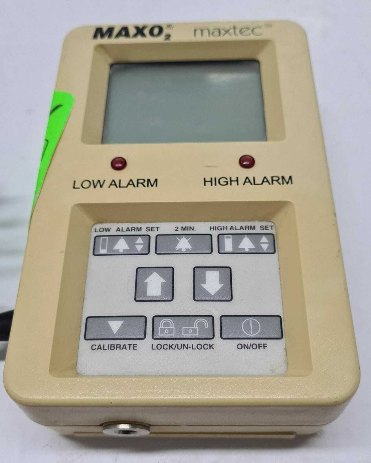 Maxo2 Analyzer Maxtec MaxO2 OM25-ME Oxygen Monitor Analyzer - FOR PARTS