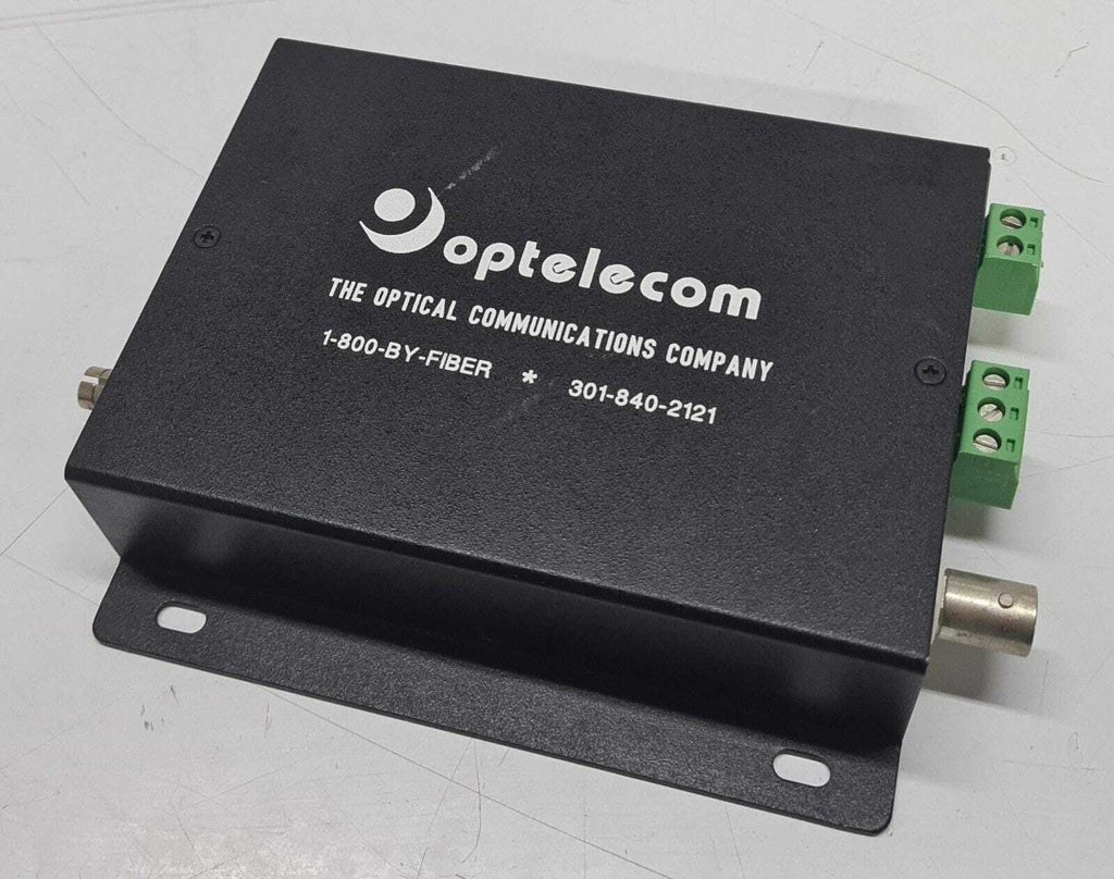 Optelecom 21515-5 REV E Audio Video Receiver Fiber Optic Interface