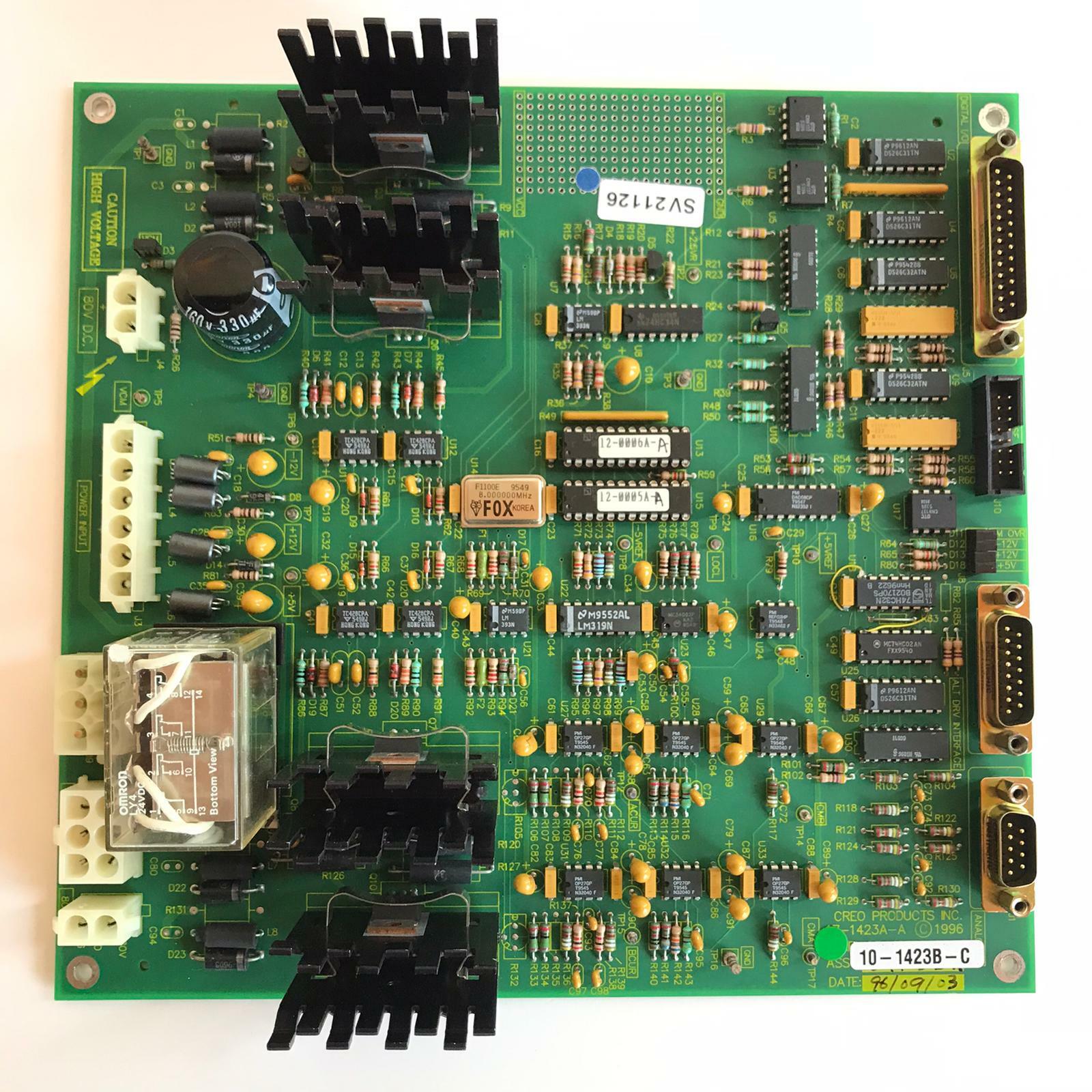 Carriage Motor Drive Board Trendsetter 17-1423-A KODAK CREO 10-1423 B-A PrePress