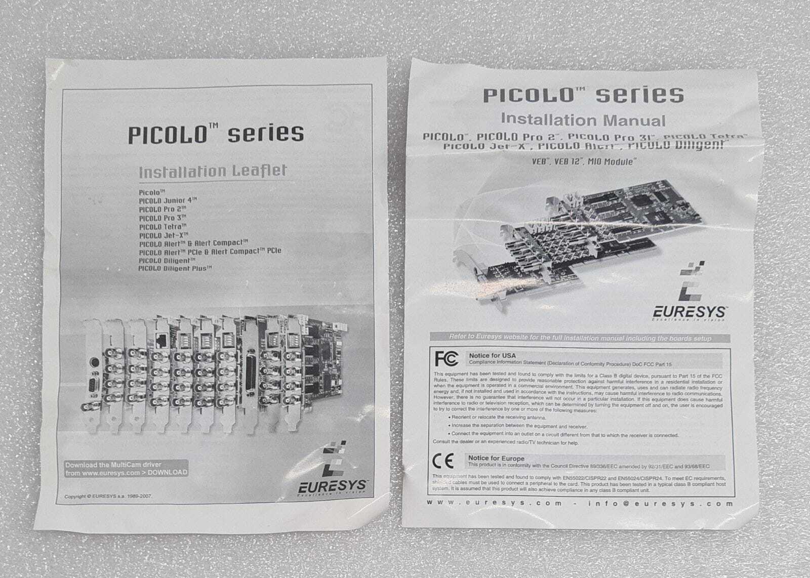 NEW - 2000 EURESYS Picolo 1155 D1_0 Rev D1 PCI Video Capture Card